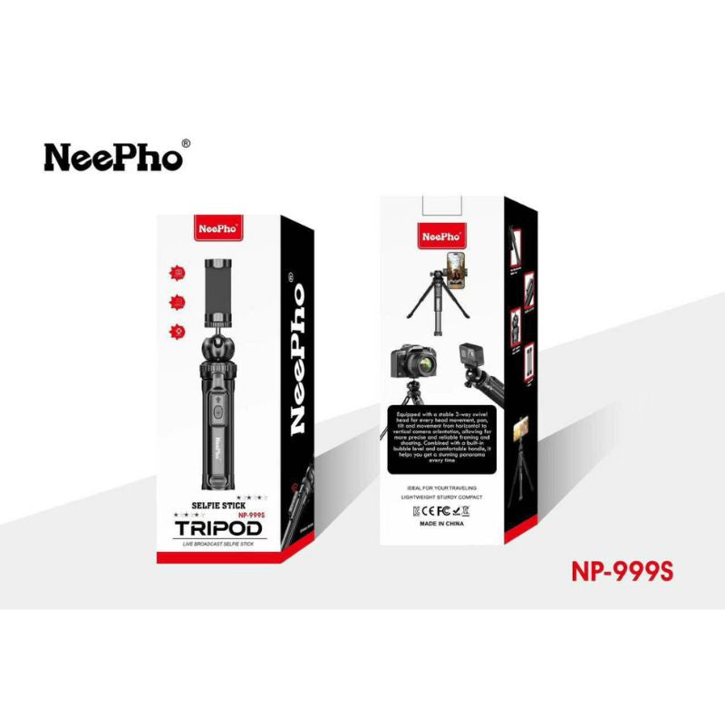 NeePho NP-999s Selfie Stick Tripod |  Capture Every Moment with Ease | Latest Edition