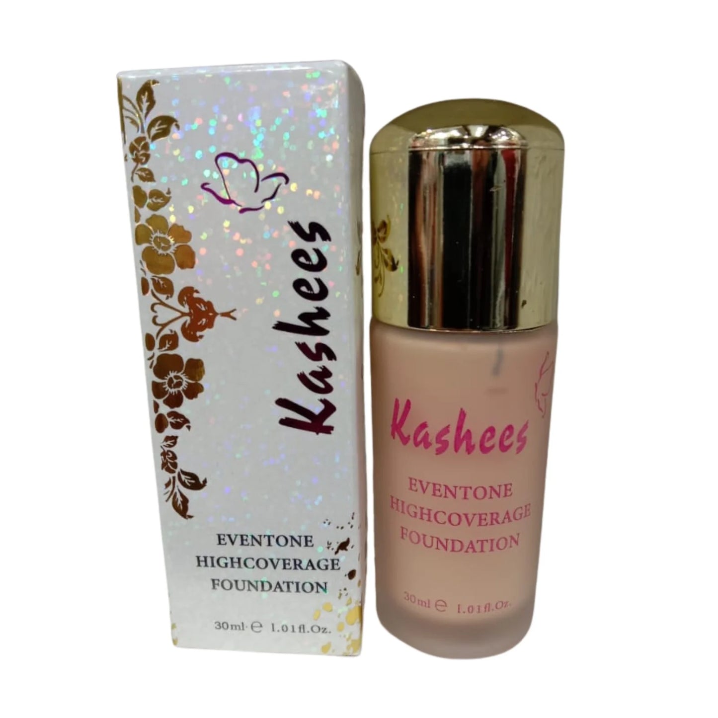 Kashees Eventone Liquid Foundation | High Coverage Long Lasting Radiant Makeup Base 20 ml